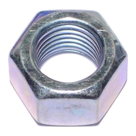 Midwest Fastener Hex Nut, 3/8"-24, Steel, Grade 2, Zinc Plated, 20 PK 60908